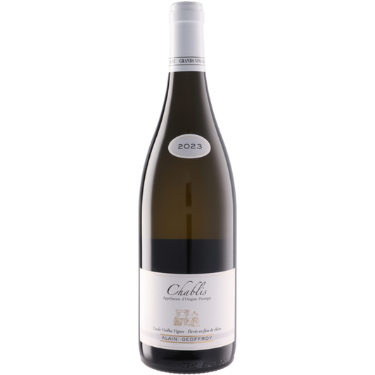 ドメーヌ・アラン・ジョフロワ シャブリ キュヴェ・ヴィエイユ・ヴィーニュ 2022 /  Domaine Alain Geoffroy Chablis Cuvee Vieilles Vignes Oak Barrel  2022