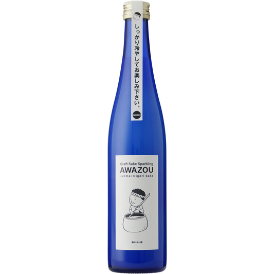 25% OFF クラフトスパークリング日本酒 泡蔵（あわぞう） 純米にごり酒 500ml / Craft Sake Sparkling Awazou – Junmai Nigori Sake 500ml